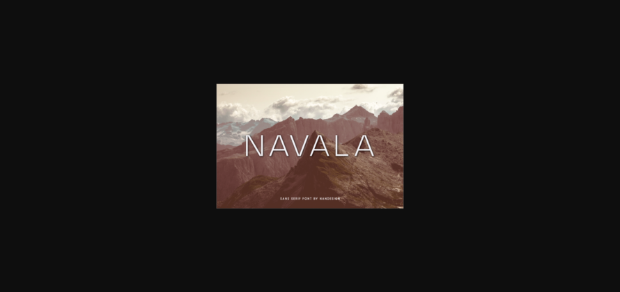 Navala Font Poster 3