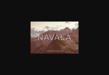 Navala Font Poster 1