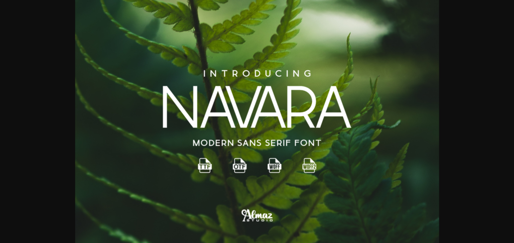 Navara Font Poster 1