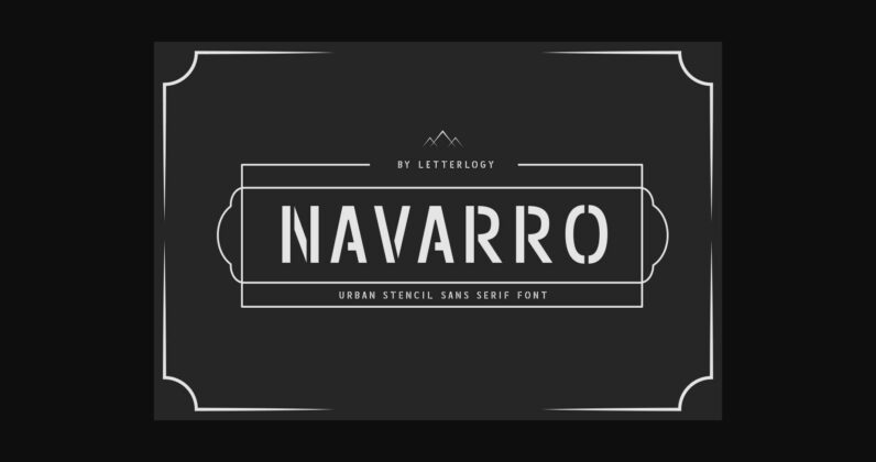 Navarro Font Poster 3