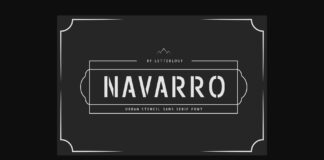 Navarro Font Poster 1