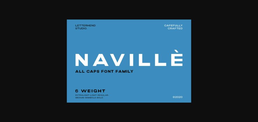 Navillè Font Poster 3