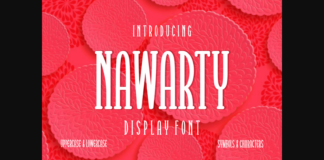 Nawarty Font Poster 1