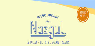 Nazgul Outline Font