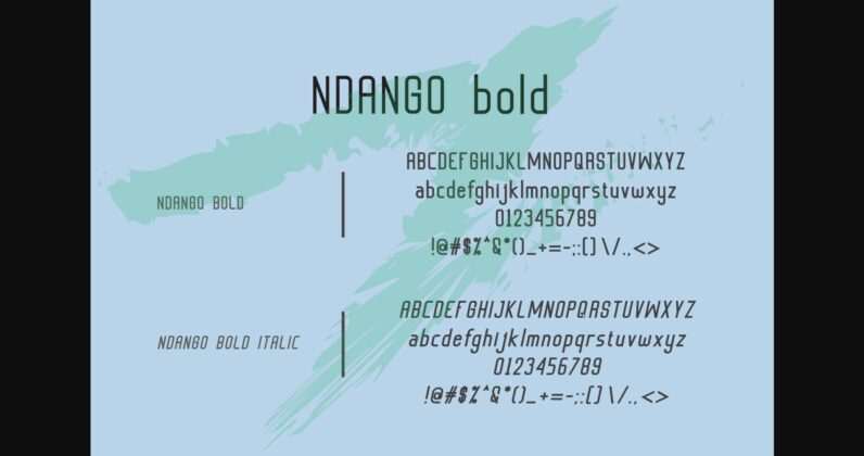 Ndango Font Poster 2