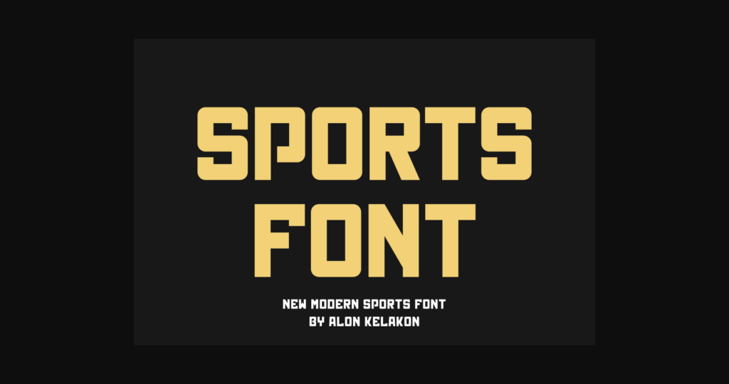 Neboma Sporte Font Poster 4