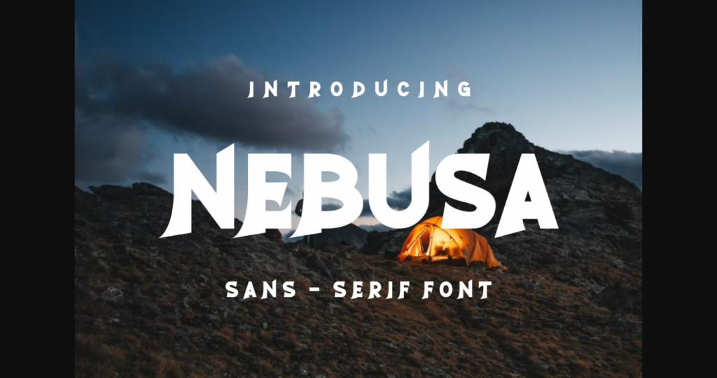 Nebusa Font Poster 3