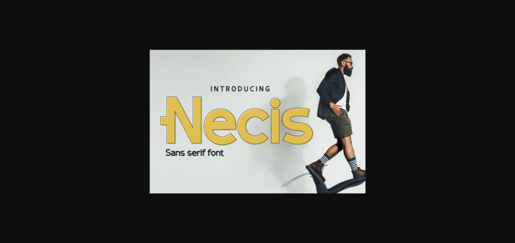 Necis Font Poster 3