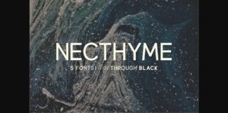 Necthyme Font Poster 1