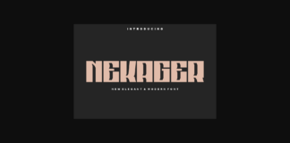 Nekager Font Poster 1