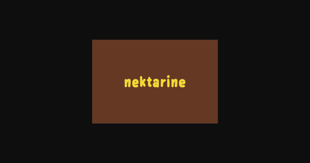 Nektarine Font Poster 3