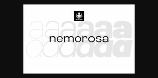 Nemorosa Font Poster 1