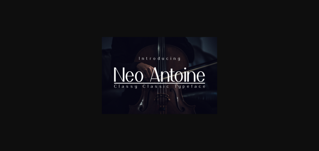 Neo Antoine Font Poster 1