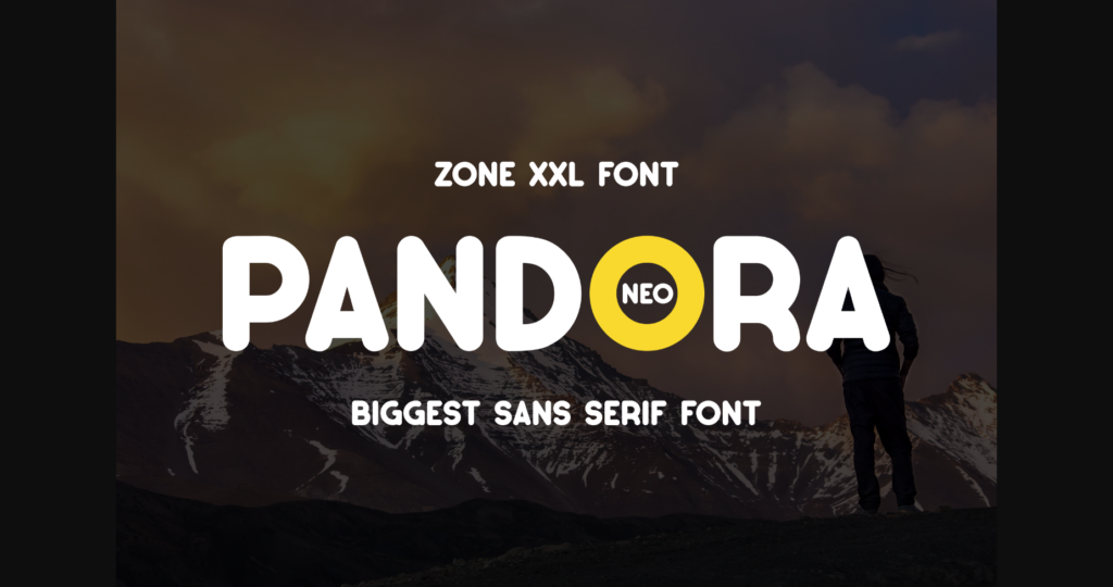 Neo Pandora Font Poster 3