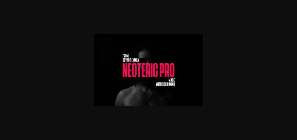 Neoteric Pro Font Poster 5