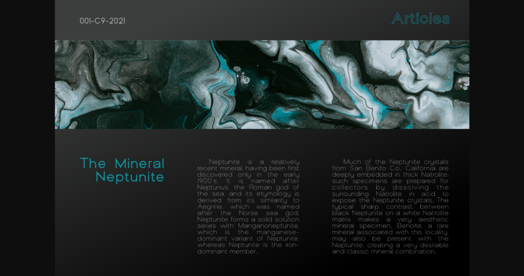 Neptunite Font Poster 11