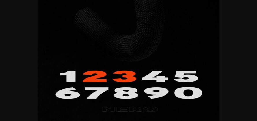 Nero Font Poster 8