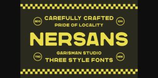 Nersans Font Poster 1