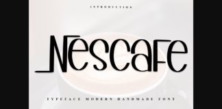 Nescafe Font Poster 1