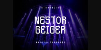 Nestor Geiger Font Poster 1