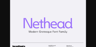 Nethead Font Poster 1