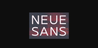 Neue Sans Font Poster 1