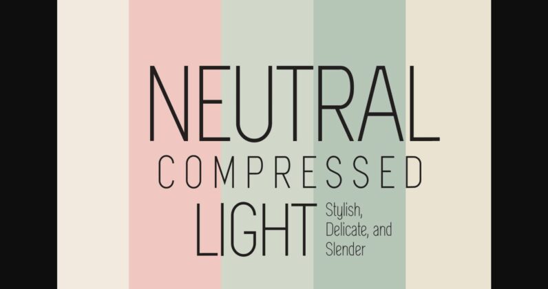 Neutral Font Poster 3