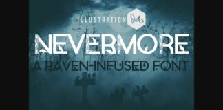 Nevermore Font Poster 1