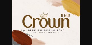 New Crown Font Poster 1