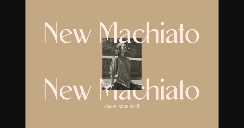 New Machiato Font Poster 1