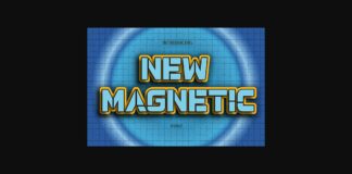 New Magnetic Font Poster 1