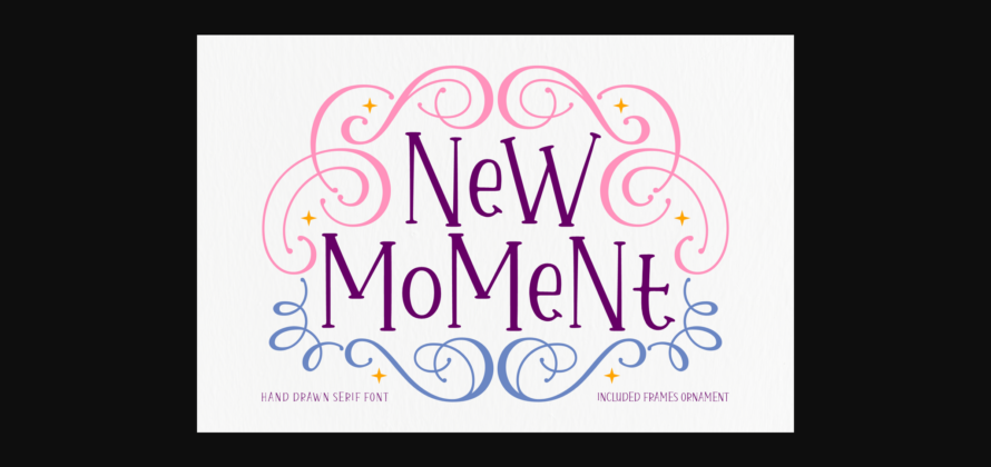 New Moment Font Poster 3