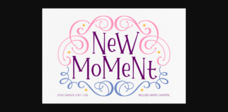 New Moment Font Poster 1