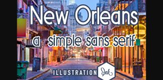 New Orleans Font Poster 1