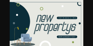 New Propertys Font Poster 1