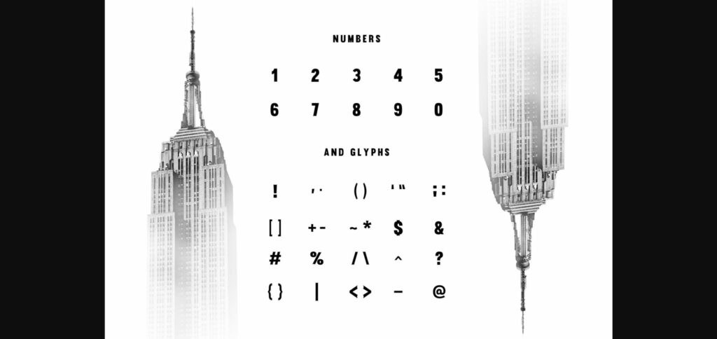 New York 2.0 Font Poster 6