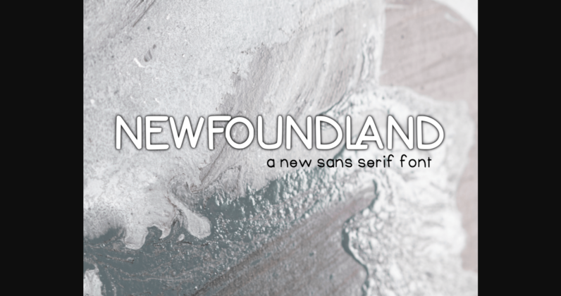 Newfoundland Font Poster 1