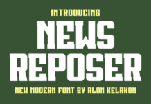 News Reposer Fonts