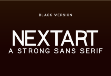 Nextart Black Fonts