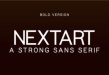 Nextart Bold Font