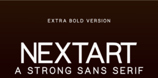 Nextart Extra Bold Font