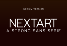 Nextart Medium Font