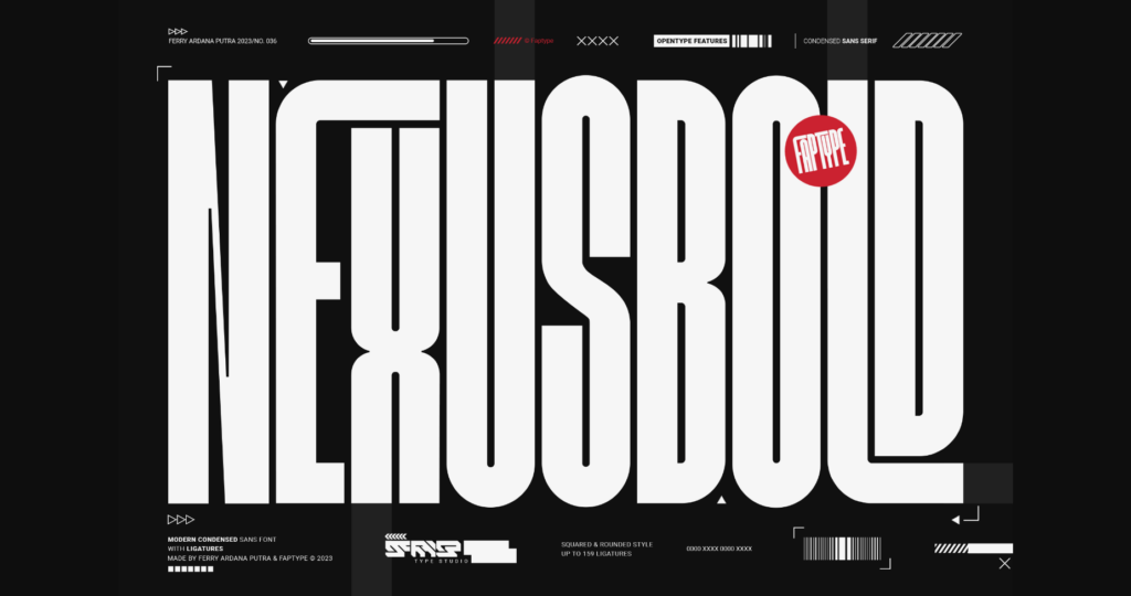 Nexusbold Font Poster 3