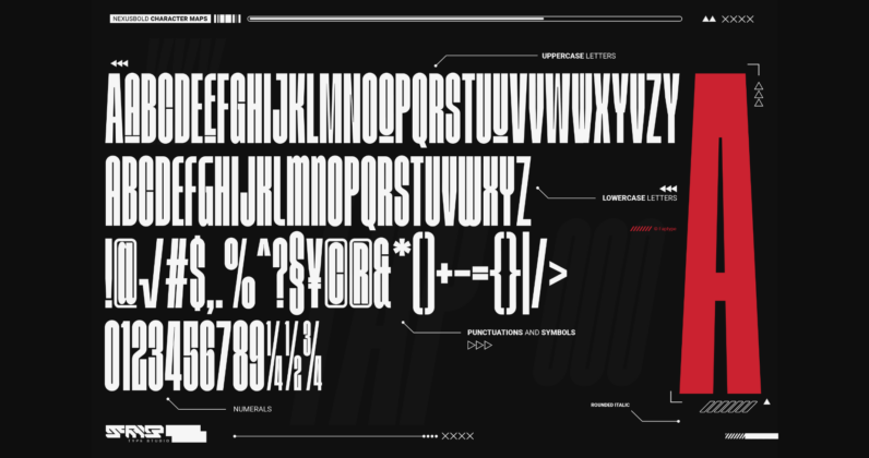 Nexusbold Font Poster 11