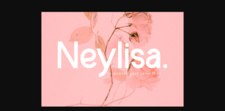 Neylisa Font Poster 1