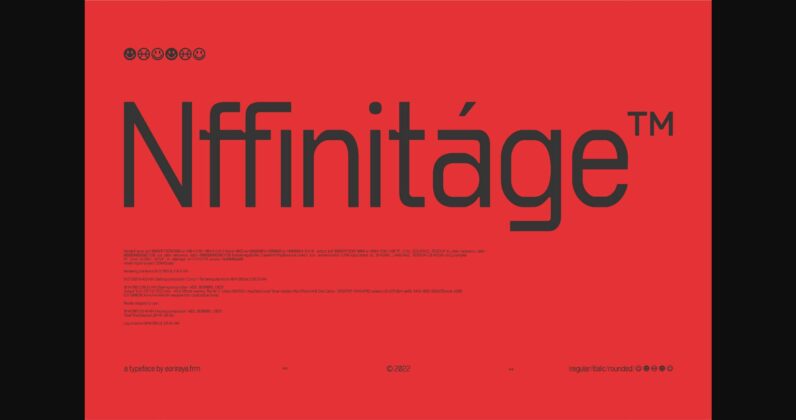 Nffinitage Font Poster 3