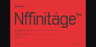 Nffinitage Font Poster 1