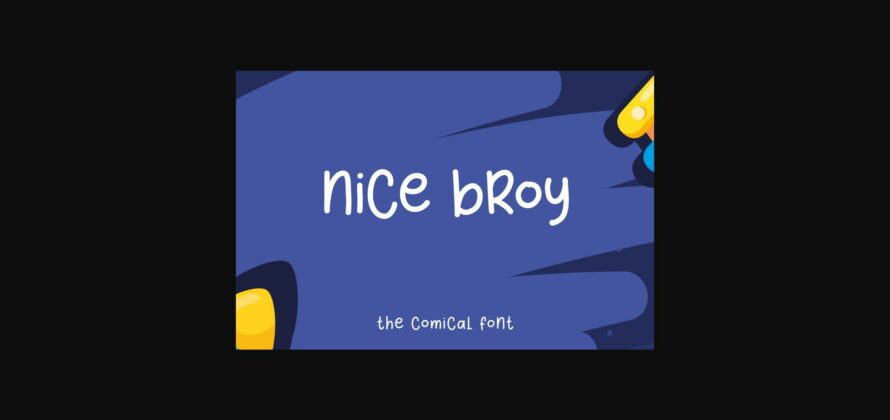 Nice Broy Font Poster 3