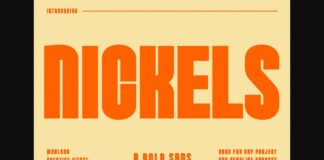 Nickels Font Poster 1