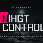 Night Control Fonts